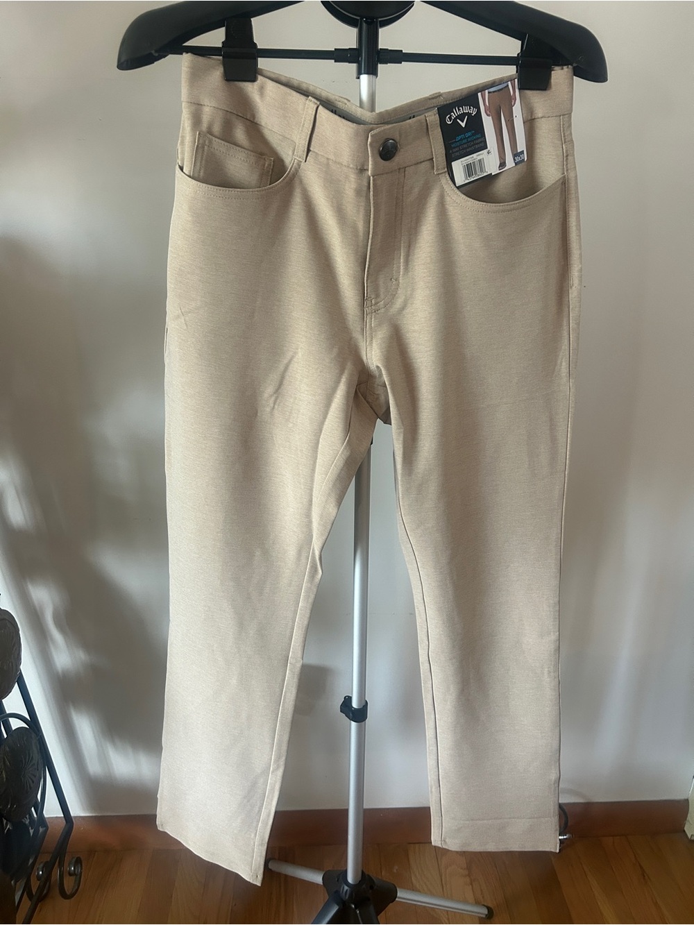 Callaway Men's Khaki Stretch Chino Pants